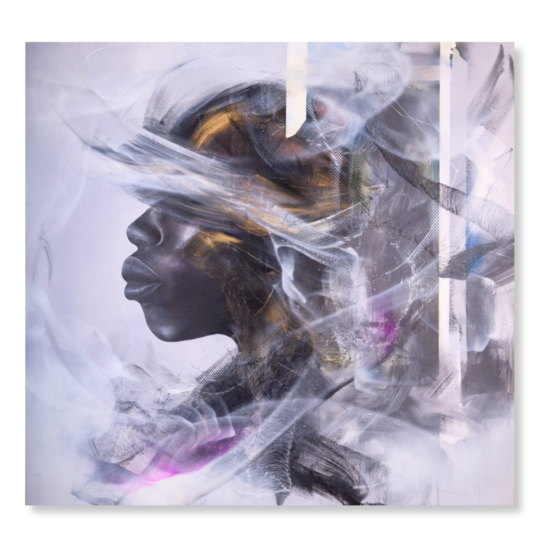 L7 MATRIX “BORDERS III” Original Artwork on Canvas – BECAUSE ART MATTERS
