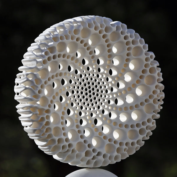 Original marble sculpture "Vortex" by Matthias Contzen available at Because Art Matters gallery
