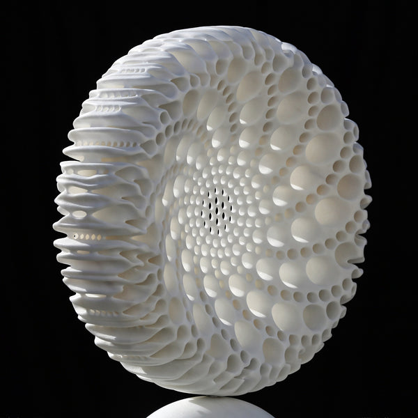 Original marble sculpture "Vortex" by Matthias Contzen available at Because Art Matters gallery