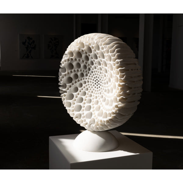 Original marble sculpture "Vortex" by Matthias Contzen available at Because Art Matters gallery