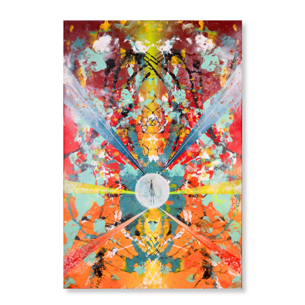 Original acrylic painting "Solid Corpus" by RAM (Miguel Caeiro) available at Because Art Matters gallery.